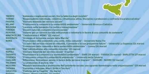 Giornata mondiale del Servizio sociale: rilanciare il tema del potenziamento dei servizi e della valorizzazione della professionalità