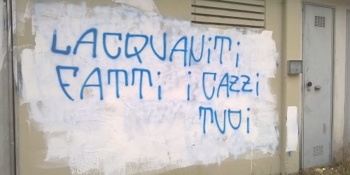Intimidazioni a Luigi Lacquaniti: tutta la mia solidarietà ed il mio sostegno